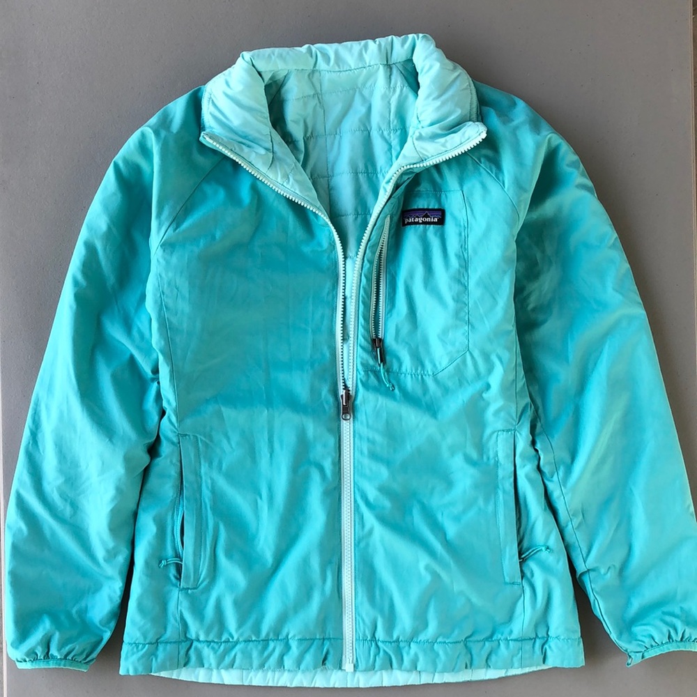 Patagonia Snowbelle reversible puffer w’s small